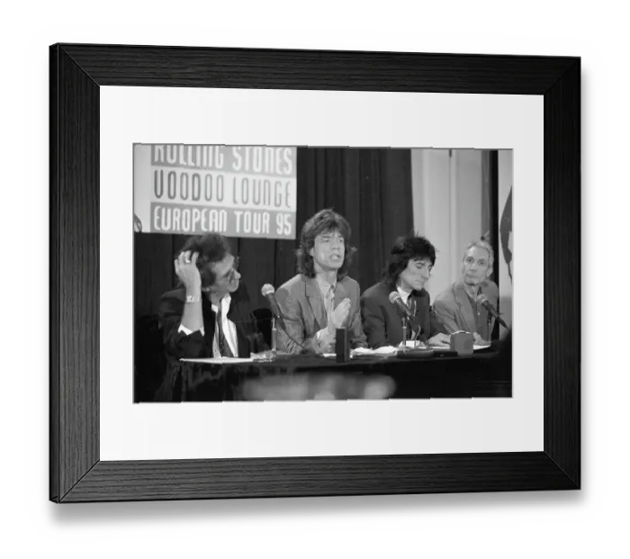 Framed Print : Rolling Stones Announce Voodoo Lounge Tour Framed Print : Rolling Stones Announce Voodoo Lounge Tour