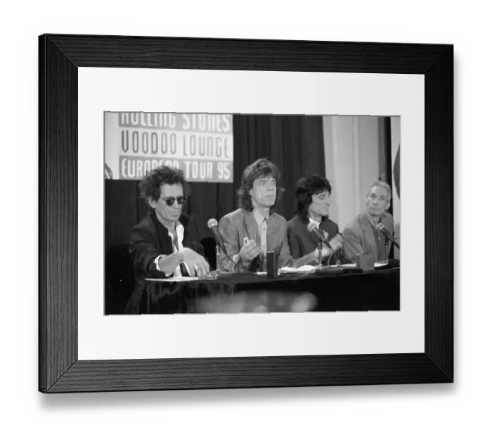 Framed Print : Rolling Stones Announce Voodoo Lounge Tour Framed Print : Rolling Stones Announce Voodoo Lounge Tour