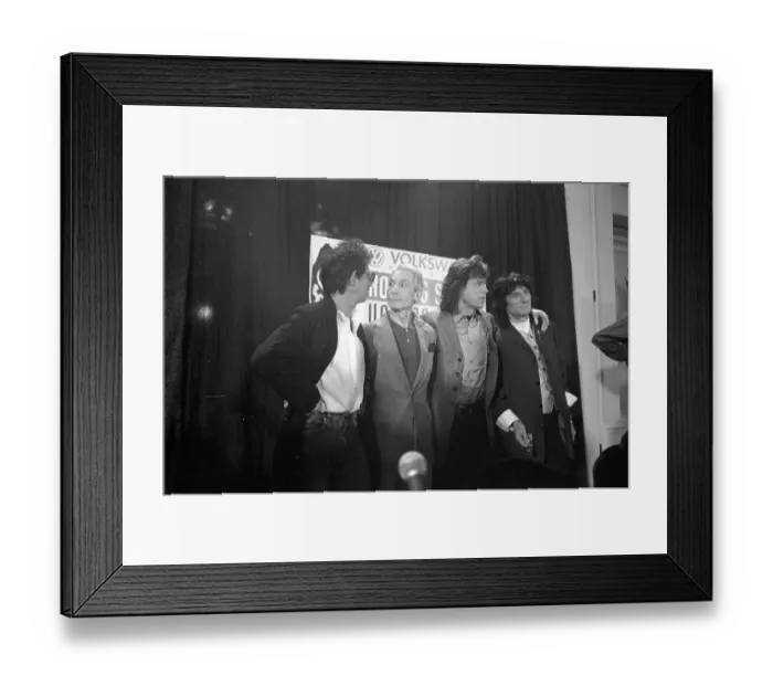 Framed Print : Rolling Stones Announce Voodoo Lounge Tour