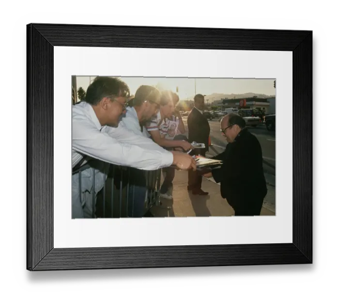 Framed Print : Danny DeVito Signs Autographs Framed Print : Danny DeVito Signs Autographs