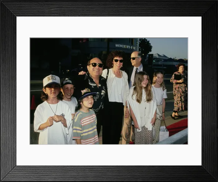 Framed Print : Danny DeVito and Rhea Perlman Attend Renaissance Man Premiere Framed Print : Danny DeVito and Rhea Perlman Attend Renaissance Man Premiere