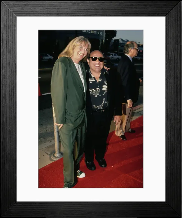 Framed Print : Penny Marshall And Danny DeVito attend Renaissance Man Premiere Framed Print : Penny Marshall And Danny DeVito attend Renaissance Man Premiere