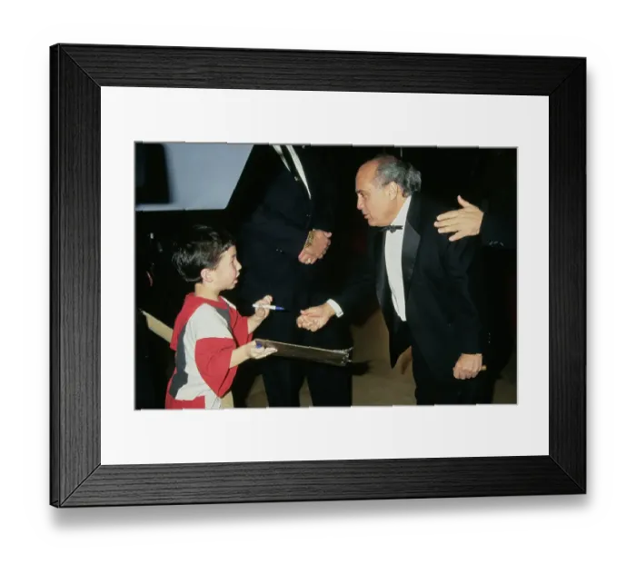 Framed Print : Danny DeVito Attends 52nd Annual Golden Globe Awards Framed Print : Danny DeVito Attends 52nd Annual Golden Globe Awards