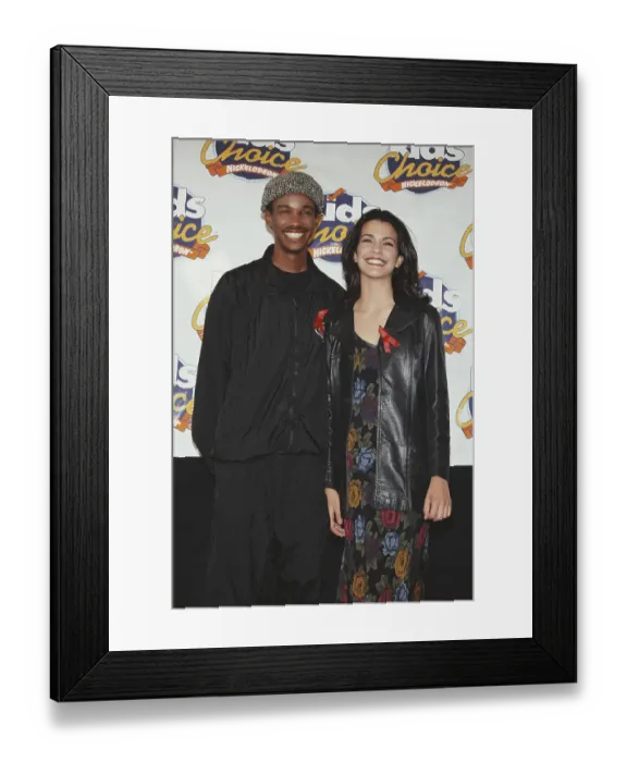 Framed Print : Tevin Campbell And Natalia Cigliuti