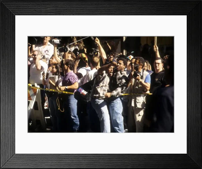 Framed Print : O.J. Simpson Trial Framed Print : O.J. Simpson Trial