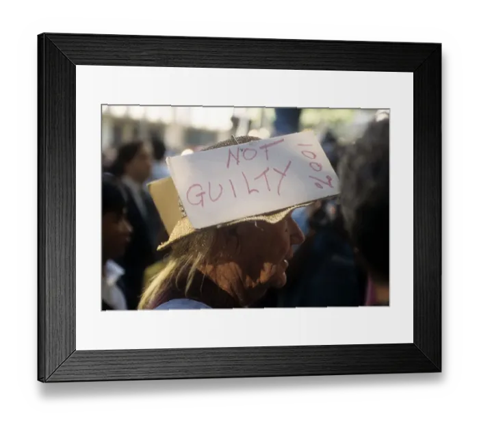 Framed Print : O.J. Simpson Trial Framed Print : O.J. Simpson Trial
