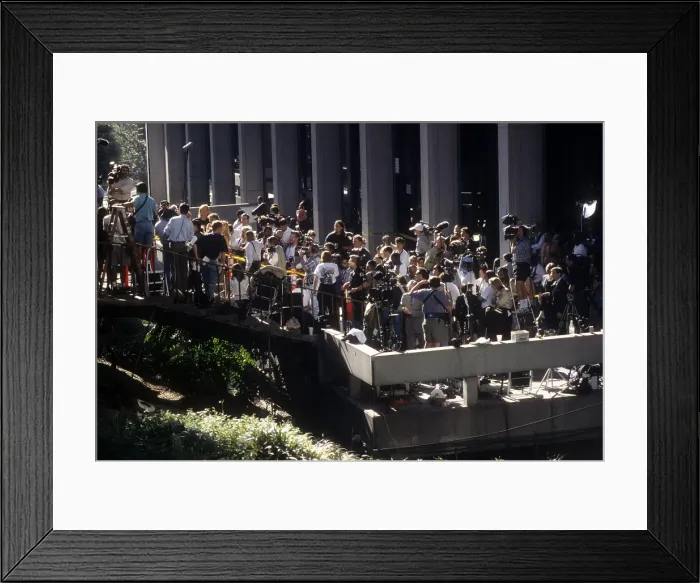 Framed Print : O.J. Simpson Trial Framed Print : O.J. Simpson Trial