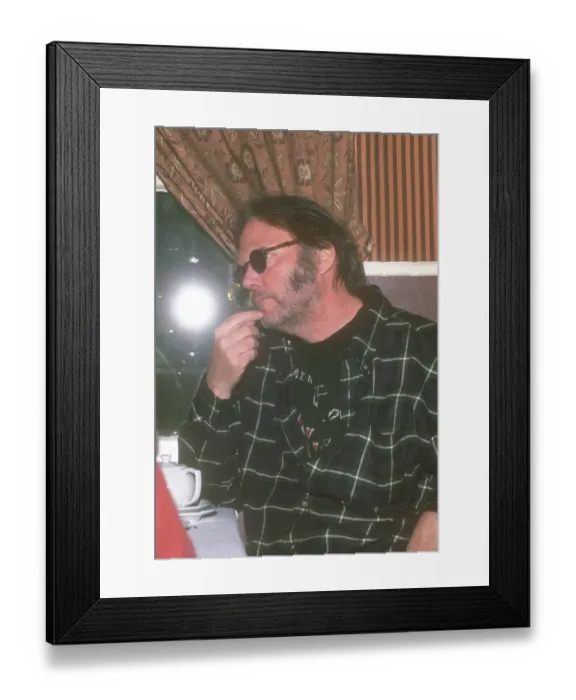 Framed Print : Neil Young In LA Framed Print : Neil Young In LA