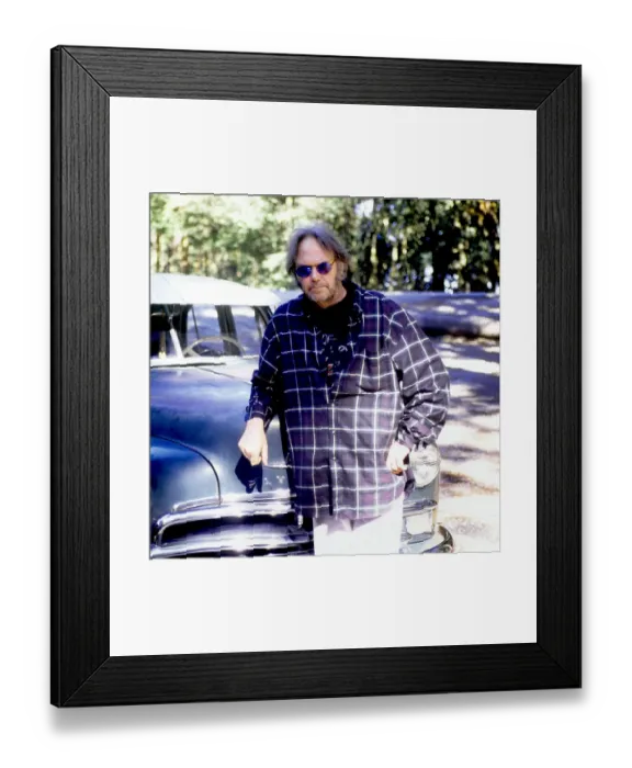 Framed Print : Neil Young
