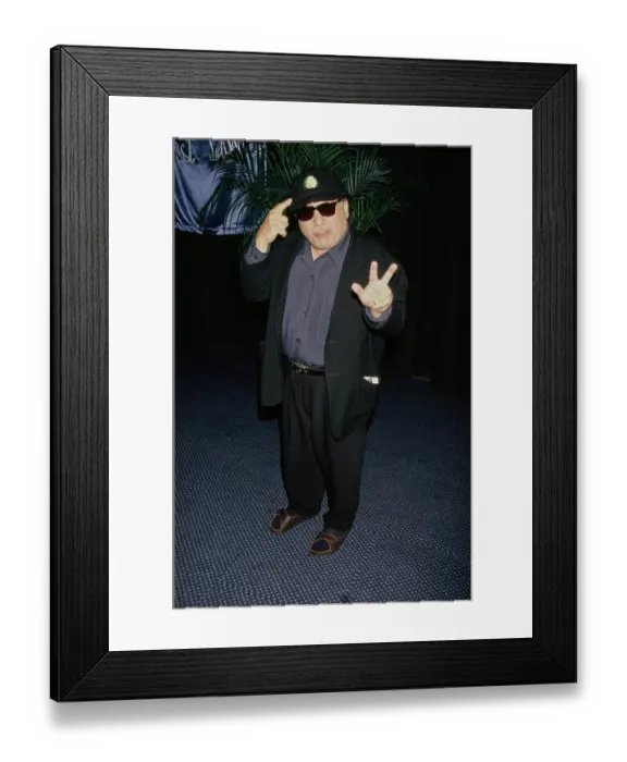 Framed Print : Danny DeVito Attends 1997 NATO / ShoWest Convention Framed Print : Danny DeVito Attends 1997 NATO / ShoWest Convention