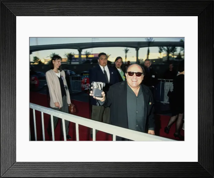 Framed Print : Danny DeVito Arrives At 1997 ShoWest Awards Framed Print : Danny DeVito Arrives At 1997 ShoWest Awards