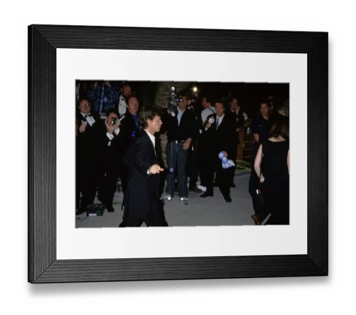 Framed Print : Mick Jagger Attends 1997 Vanity Fair Oscar Party Framed Print : Mick Jagger Attends 1997 Vanity Fair Oscar Party