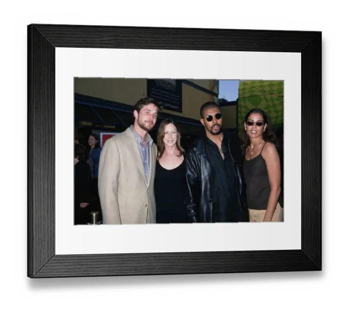 Framed Print : Noah Wyle And Eriq La Salle Attend Out of Sight Premiere Framed Print : Noah Wyle And Eriq La Salle Attend Out of Sight Premiere