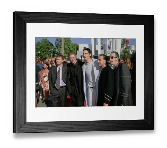 Framed Print : The Backstreet Boys Attend 1998 MTV Video Music Awards Framed Print : The Backstreet Boys Attend 1998 MTV Video Music Awards