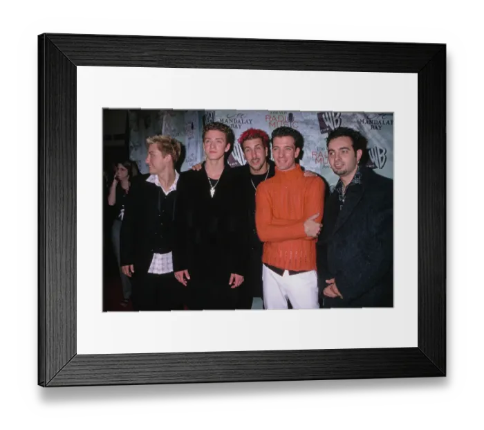 Framed Print : N'sync Attends WB Radio Music Awards Framed Print : N'sync Attends WB Radio Music Awards