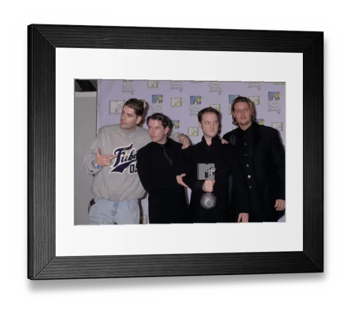 Framed Print : Boyzone Attend 1999 MTV Europe Music Awards Framed Print : Boyzone Attend 1999 MTV Europe Music Awards