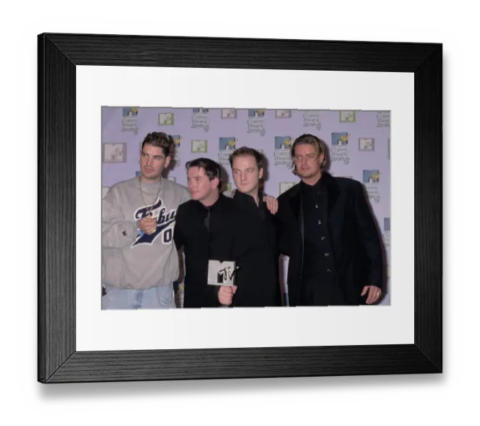Framed Print : Boyzone Attend 1999 MTV Europe Music Awards Framed Print : Boyzone Attend 1999 MTV Europe Music Awards