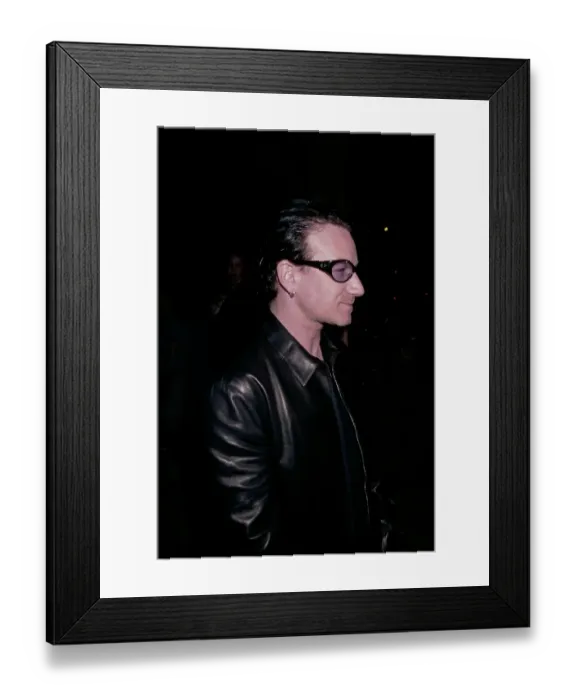 Framed Print : Bono Attends 1999 MTV Europe Music Awards Framed Print : Bono Attends 1999 MTV Europe Music Awards