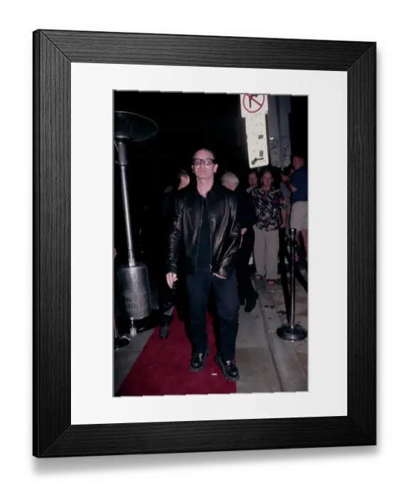 Framed Print : Bono Attends 1999 MTV Europe Music Awards Framed Print : Bono Attends 1999 MTV Europe Music Awards