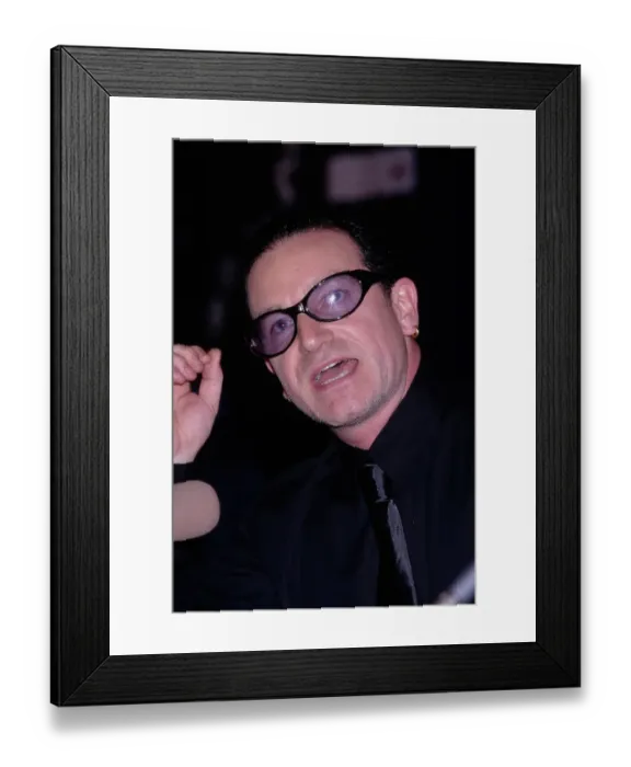 Framed Print : Bono Attends 1999 MTV Europe Music Awards Framed Print : Bono Attends 1999 MTV Europe Music Awards