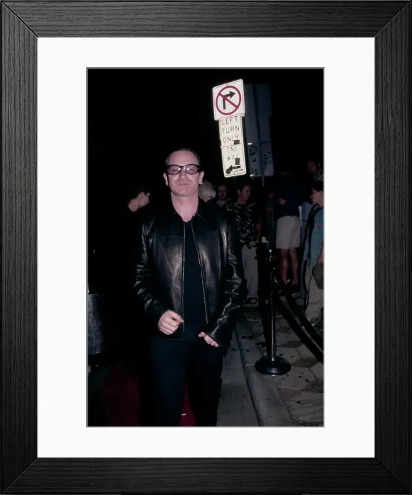 Framed Print : Bono Attends 1999 MTV Europe Music Awards Framed Print : Bono Attends 1999 MTV Europe Music Awards
