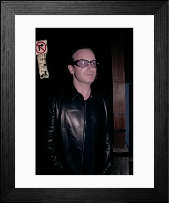 Framed Print : Bono Attends 1999 MTV Europe Music Awards Framed Print : Bono Attends 1999 MTV Europe Music Awards