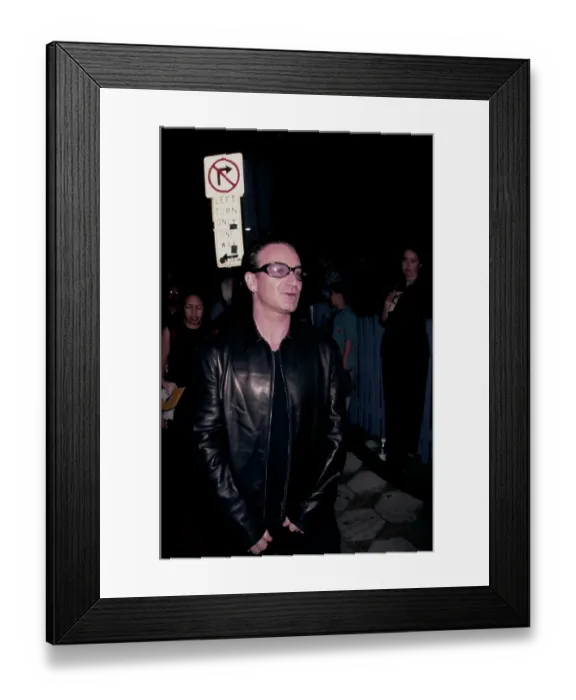 Framed Print : Bono Attends 1999 MTV Europe Music Awards