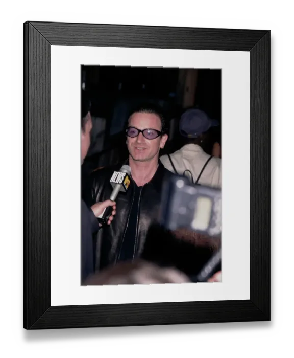 Framed Print : Bono Attends 1999 MTV Europe Music Awards Framed Print : Bono Attends 1999 MTV Europe Music Awards