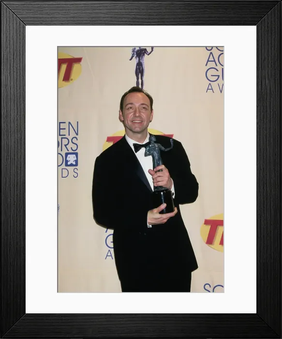 Framed Print : Kevin Spacey Wins At 6th Annual Screen Actors Guild Awards Framed Print : Kevin Spacey Wins At 6th Annual Screen Actors Guild Awards
