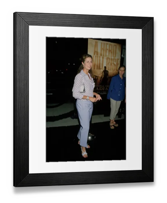 Framed Print : Rita Wilson Attends Gladiator Beverly Hills Premiere