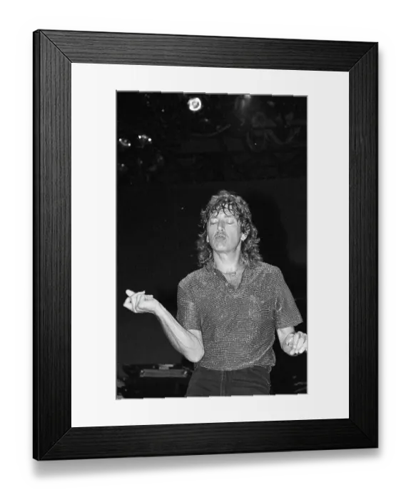 Framed Print : Robert Plant Performs Post-Zep Framed Print : Robert Plant Performs Post-Zep