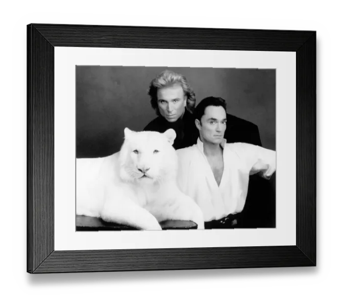 Framed Print : Siegfried & Roy Framed Print : Siegfried & Roy