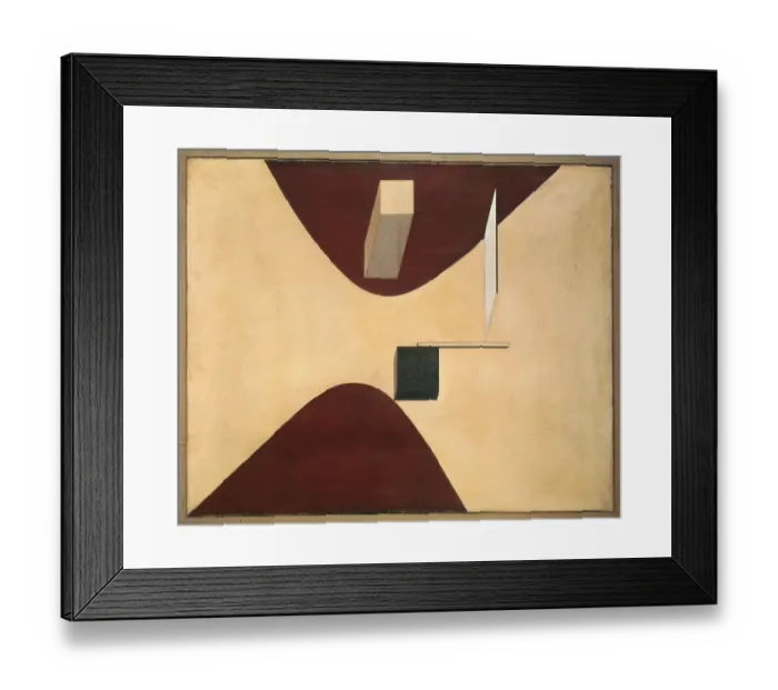 Framed Print : Proun P23, no. 6. Artist: Lissitzky, El (1890-1941) Framed Print : Proun P23, no. 6. Artist: Lissitzky, El (1890-1941)