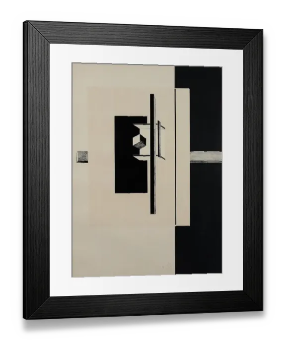 Framed Print : Proun. Artist: Lissitzky, El (1890-1941) Framed Print : Proun. Artist: Lissitzky, El (1890-1941)
