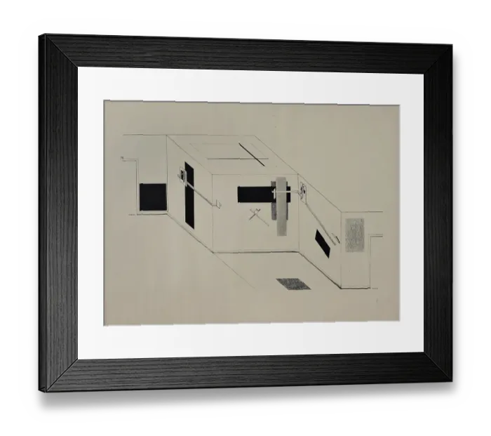 Framed Print : Proun. Artist: Lissitzky, El (1890-1941) Framed Print : Proun. Artist: Lissitzky, El (1890-1941)
