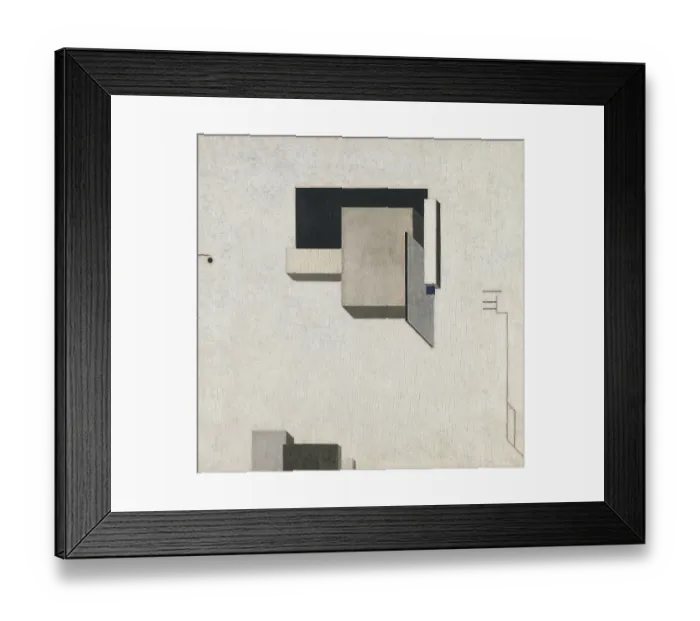 Framed Print : Proun 1. Artist: Lissitzky, El (1890-1941) Framed Print : Proun 1. Artist: Lissitzky, El (1890-1941)