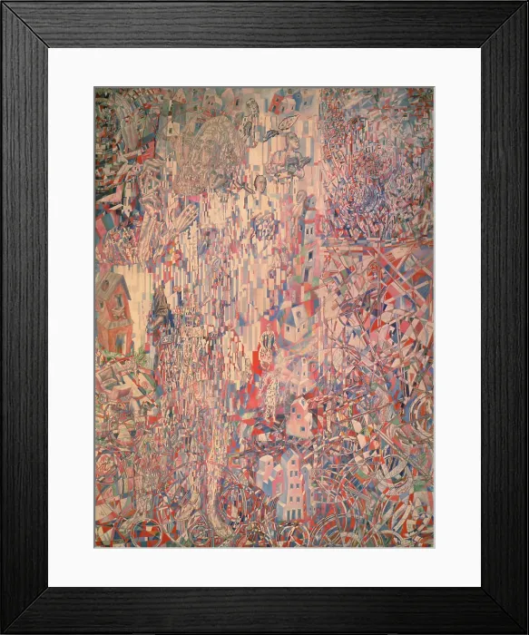 Framed Print : The Formula of the Proletariat of Petrograd, 1920-1921. Artist: Filonov, Pavel Nikolayevich (1883-1941) Framed Print : The Formula of the Proletariat of Petrograd, 1920-1921. Artist: Filonov, Pavel Nikolayevich (1883-1941)