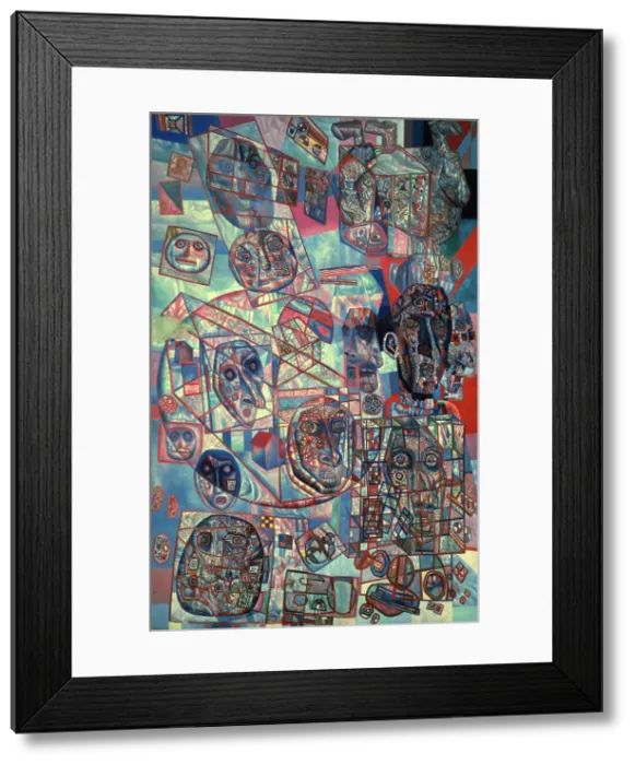 Framed Print : The Man in the World, 1925. Artist: Filonov, Pavel Nikolayevich (1883-1941) Framed Print : The Man in the World, 1925. Artist: Filonov, Pavel Nikolayevich (1883-1941)
