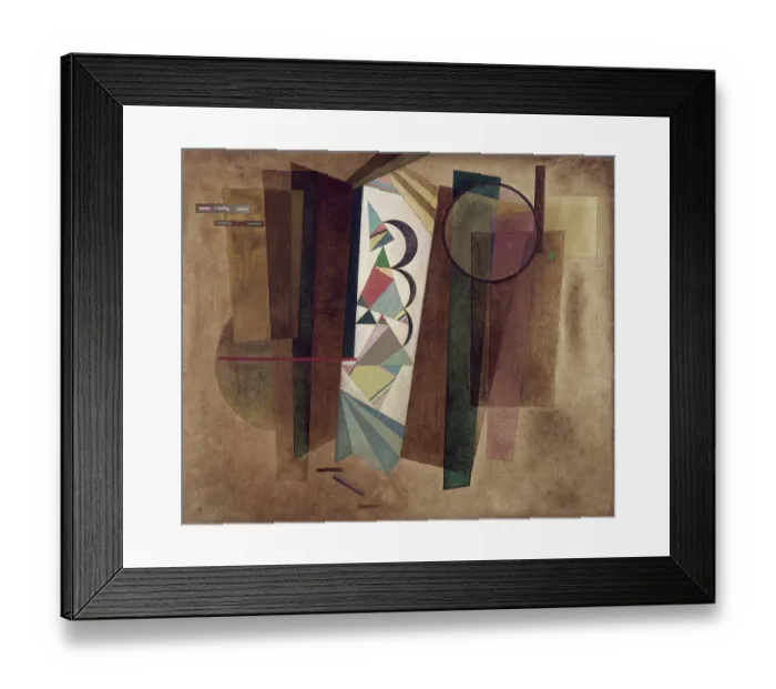 Framed Print : Developpement En Brun Entwicklung In Braun Framed Print : Developpement En Brun Entwicklung In Braun