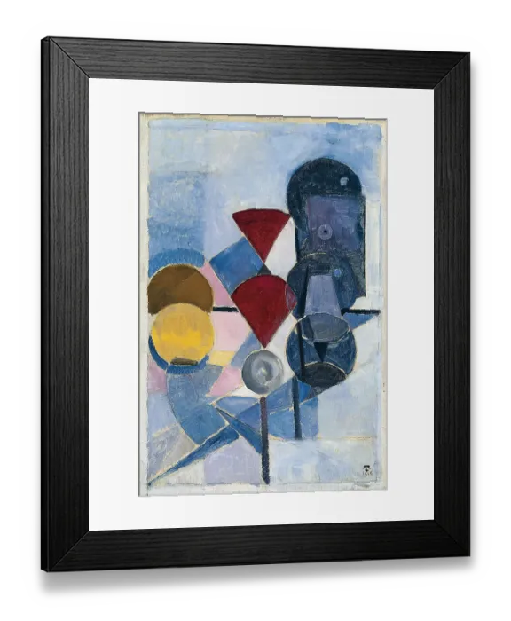 Framed Print : Composition II (Still Life), 1916. Artist: Doesburg, Theo van (1883-1931) Framed Print : Composition II (Still Life), 1916. Artist: Doesburg, Theo van (1883-1931)