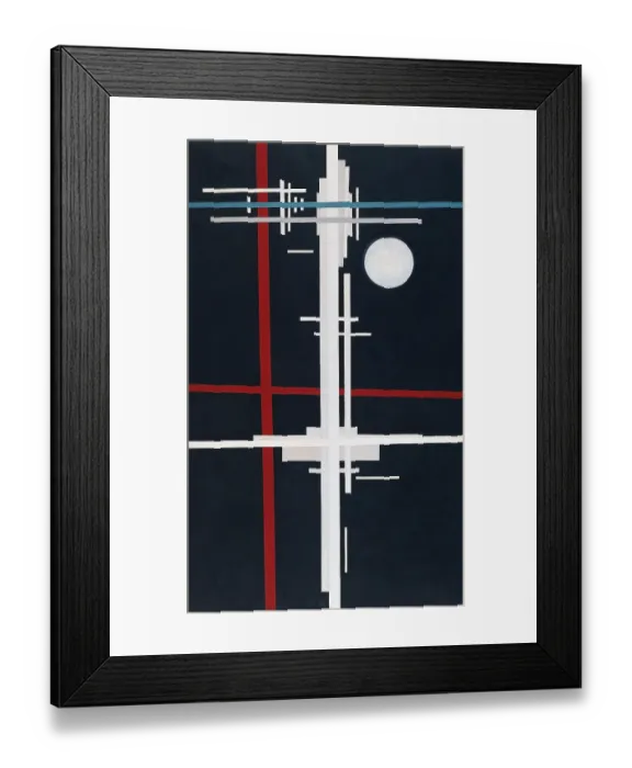 Framed Print : Suprematist Composition, 1923. Artist: Chashnik, Ilya Grigoryevich (1902-1929) Framed Print : Suprematist Composition, 1923. Artist: Chashnik, Ilya Grigoryevich (1902-1929)