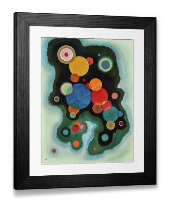 Framed Print : Vertiefte Regung (Deepened Impulse)