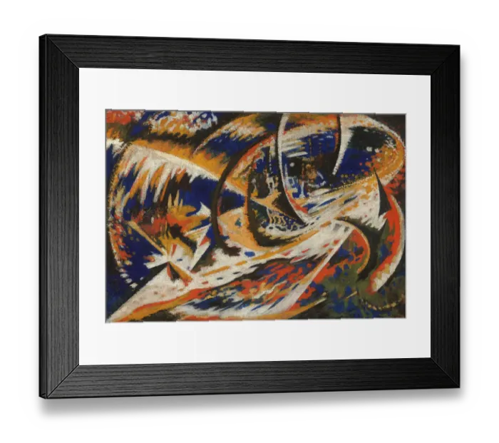 Framed Print : Speed, 1914. Creator: Jules Schmalzigaug Framed Print : Speed, 1914. Creator: Jules Schmalzigaug