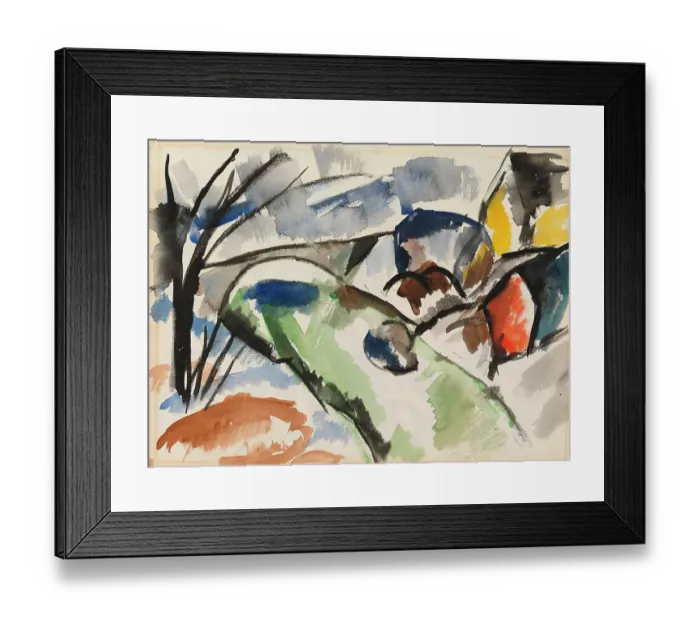 Framed Print : River Landscape Framed Print : River Landscape