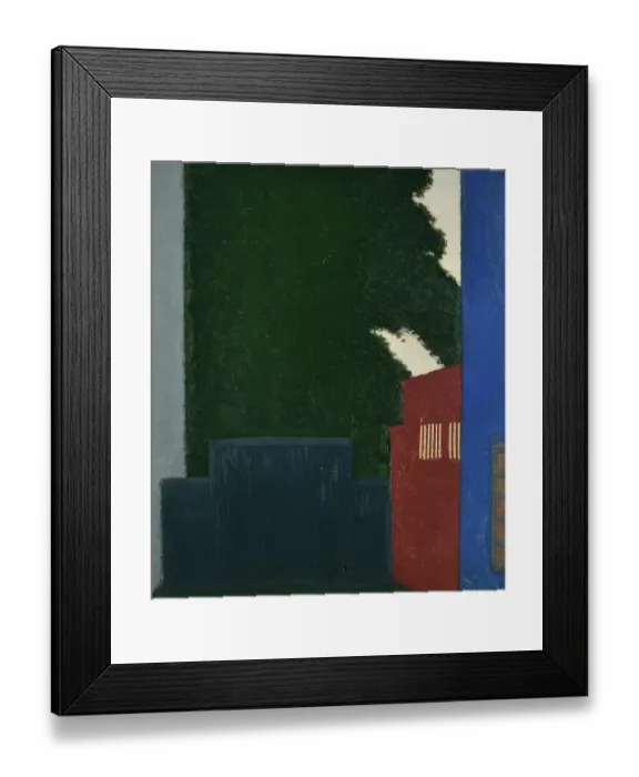 Framed Print : The Red And The Black Gate