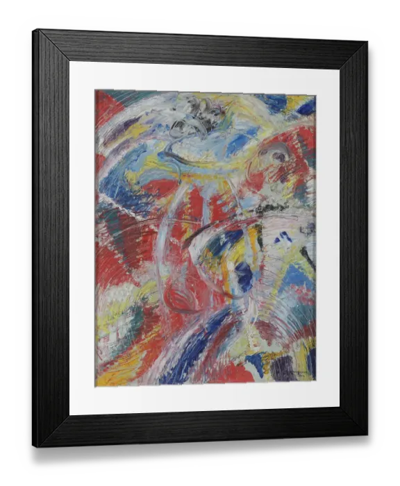 Framed Print : Development Of A Theme In Red: Carnival