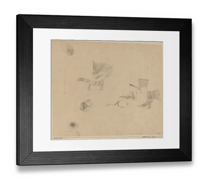 Framed Print : Verhexte Tiere (Bewitched Animals) Framed Print : Verhexte Tiere (Bewitched Animals)