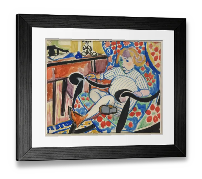 Framed Print : Gouache, ca. 1916. Artist Henry Lyman Saÿen Framed Print : Gouache, ca. 1916. Artist Henry Lyman Saÿen