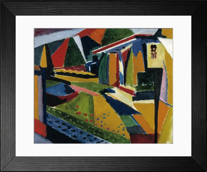 Framed Print : Abstract Landscape