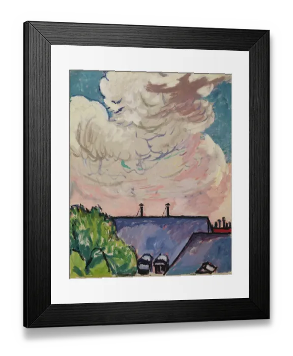 Framed Print : Clouds, 1910-1912. Artist H Lyman Sayen. (Photo by Heritage Art / Heritage